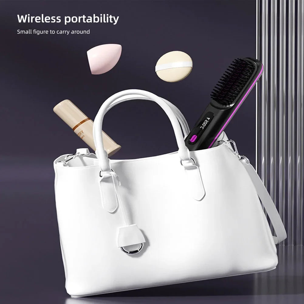 SleekWave™ Wireless Hair Straightener ✨💇♀️