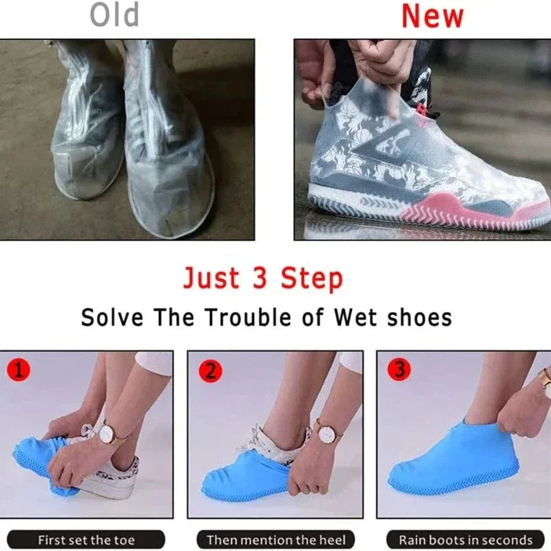 Cover Your Shoes with Waterproof Rain Shoes Covers