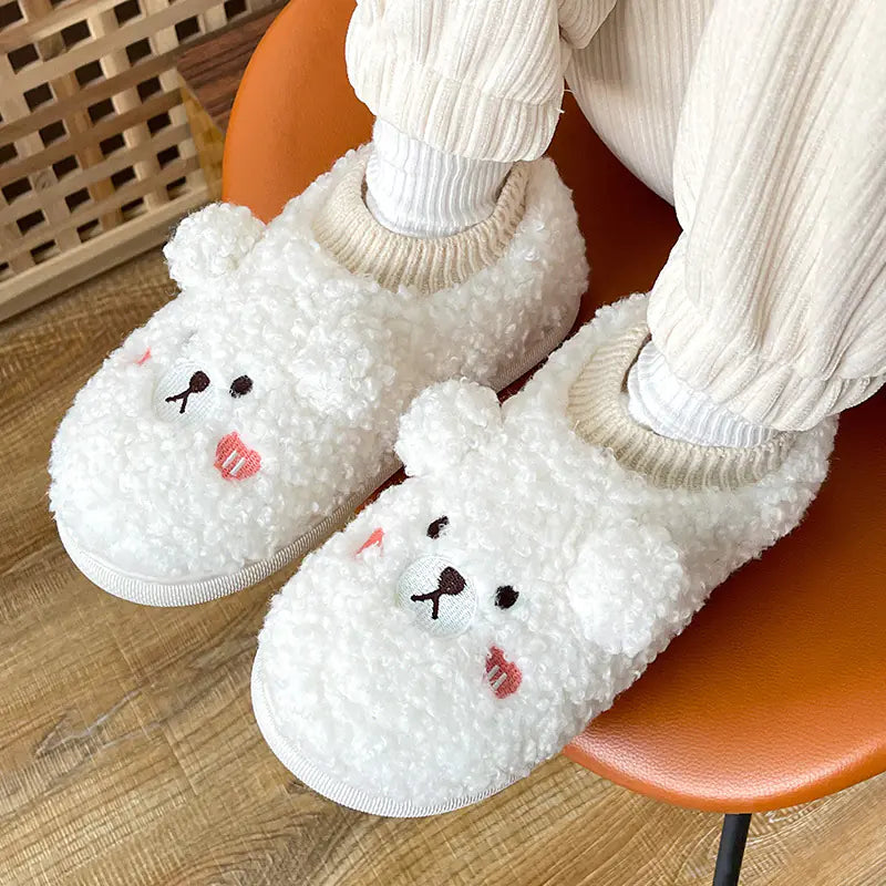 Charming Plush Non-Slip Slippers