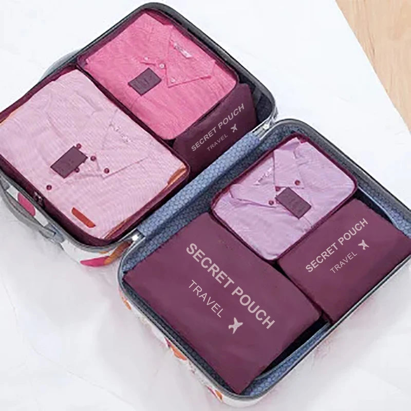 Travel Storage Bag Set - Large Capacity Waterproof Luggage