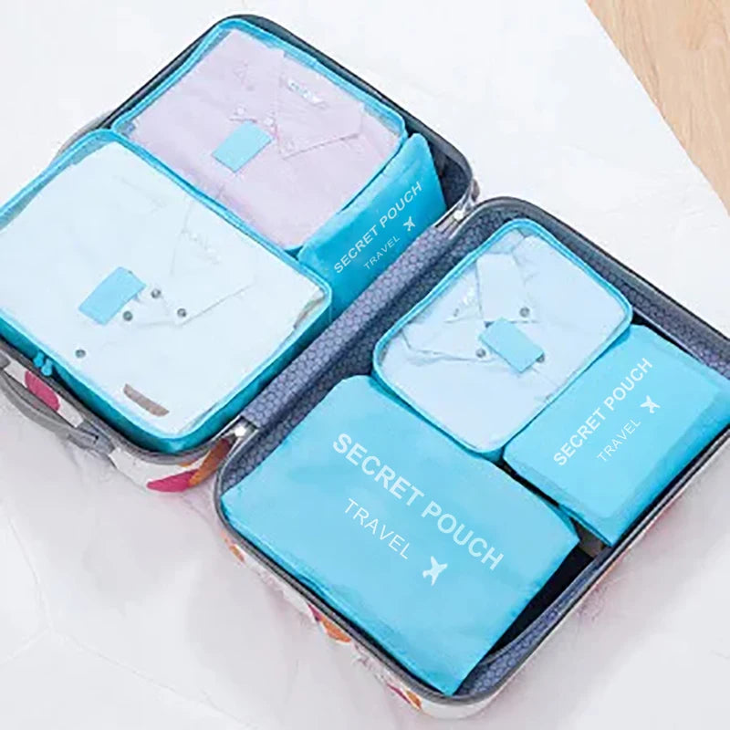 Travel Storage Bag Set - Large Capacity Waterproof Luggage