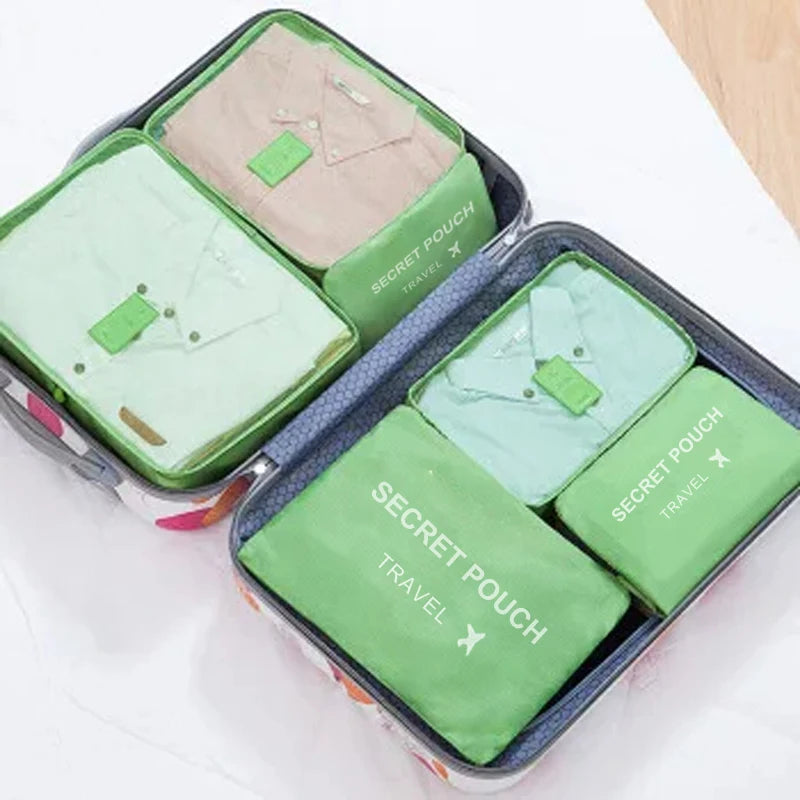 Travel Storage Bag Set - Large Capacity Waterproof Luggage
