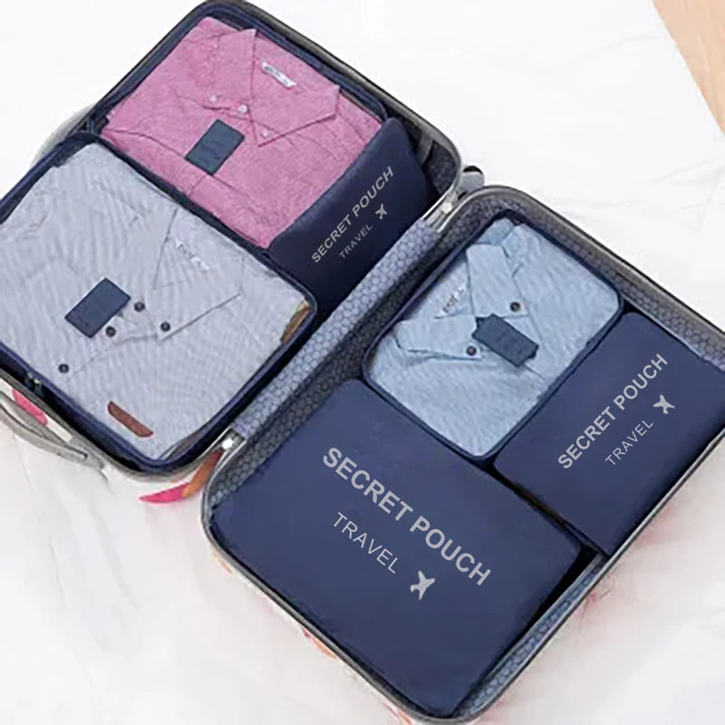 Travel Storage Bag Set - Large Capacity Waterproof Luggage