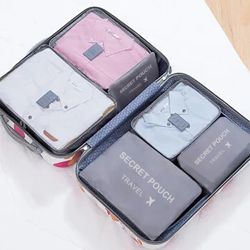 Travel Storage Bag Set - Large Capacity Waterproof Luggage