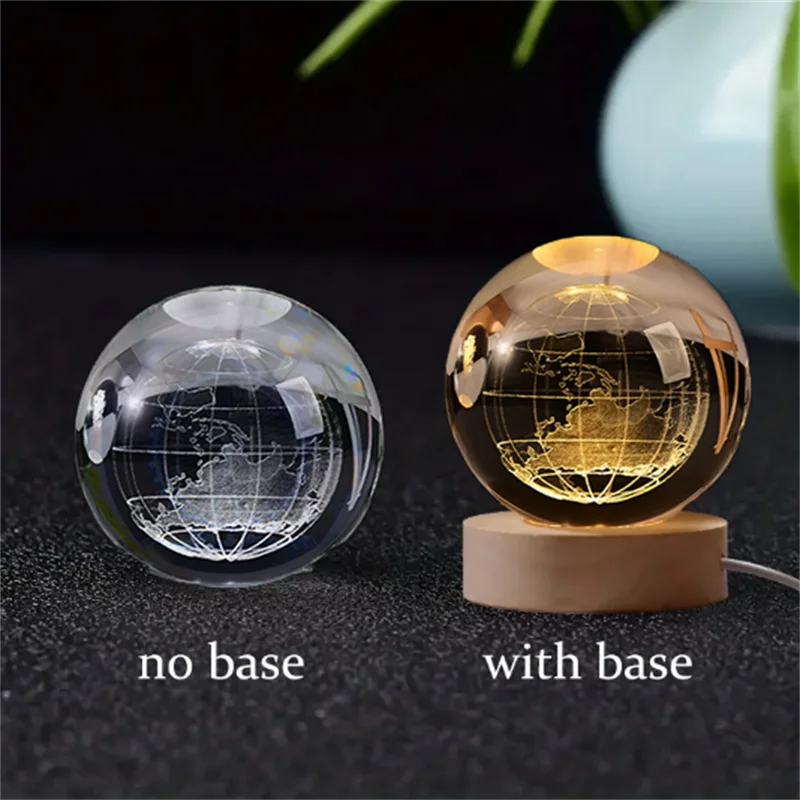 Amazing Crystal Ball Planet Night Light Laser for Home Decoration