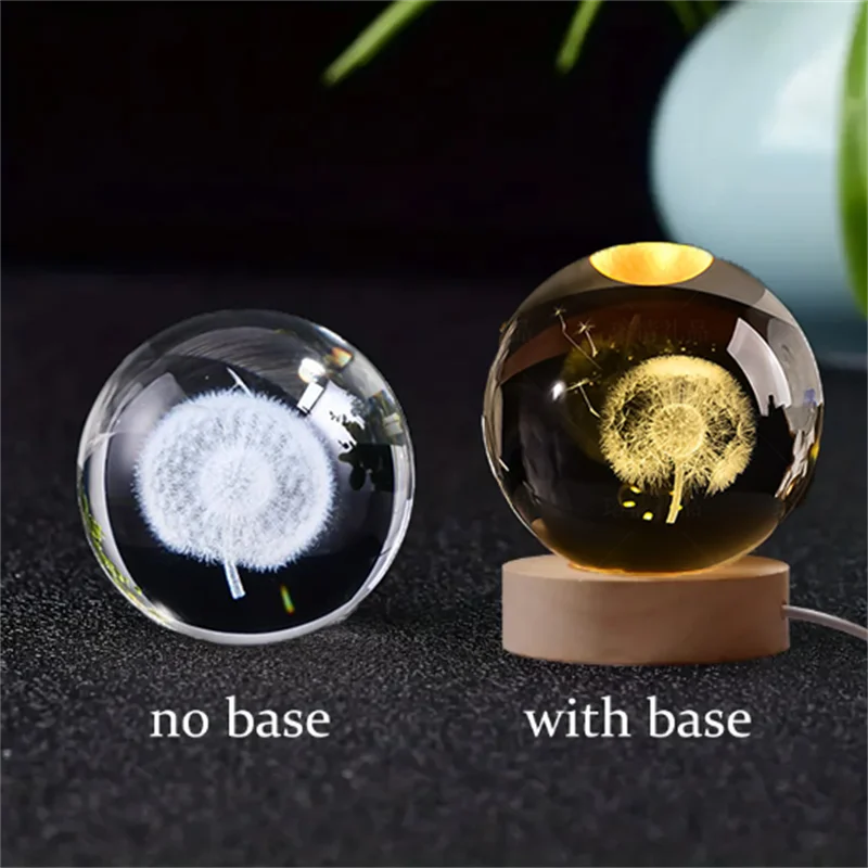 Amazing Crystal Ball Planet Night Light Laser for Home Decoration