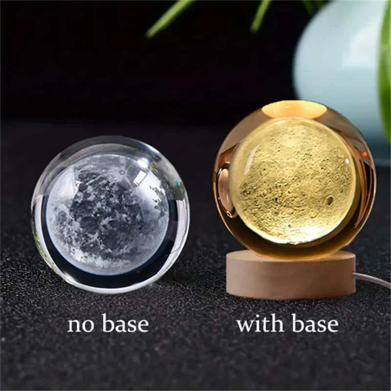 Amazing Crystal Ball Planet Night Light Laser for Home Decoration