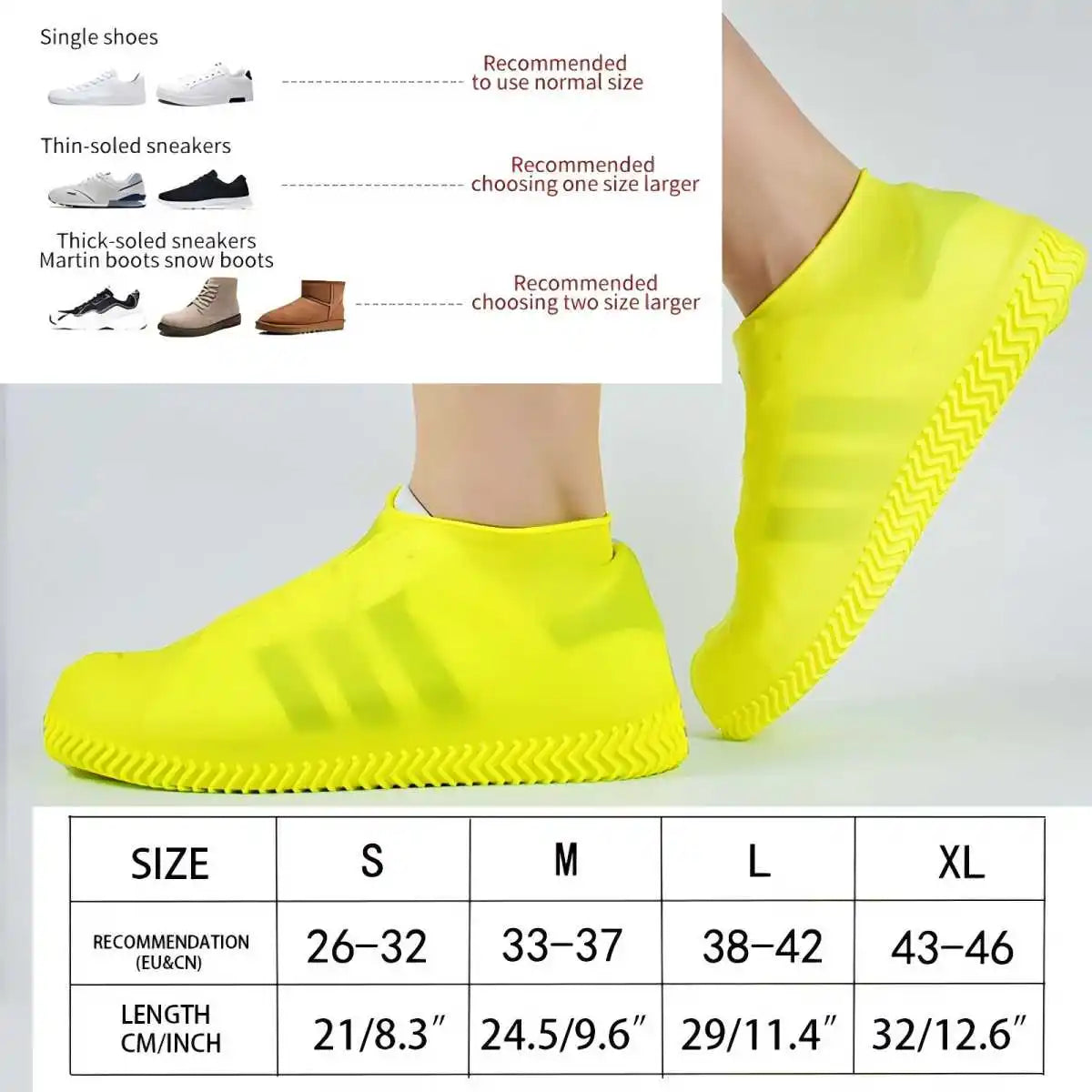 Cover Your Shoes with Waterproof Rain Shoes Covers
