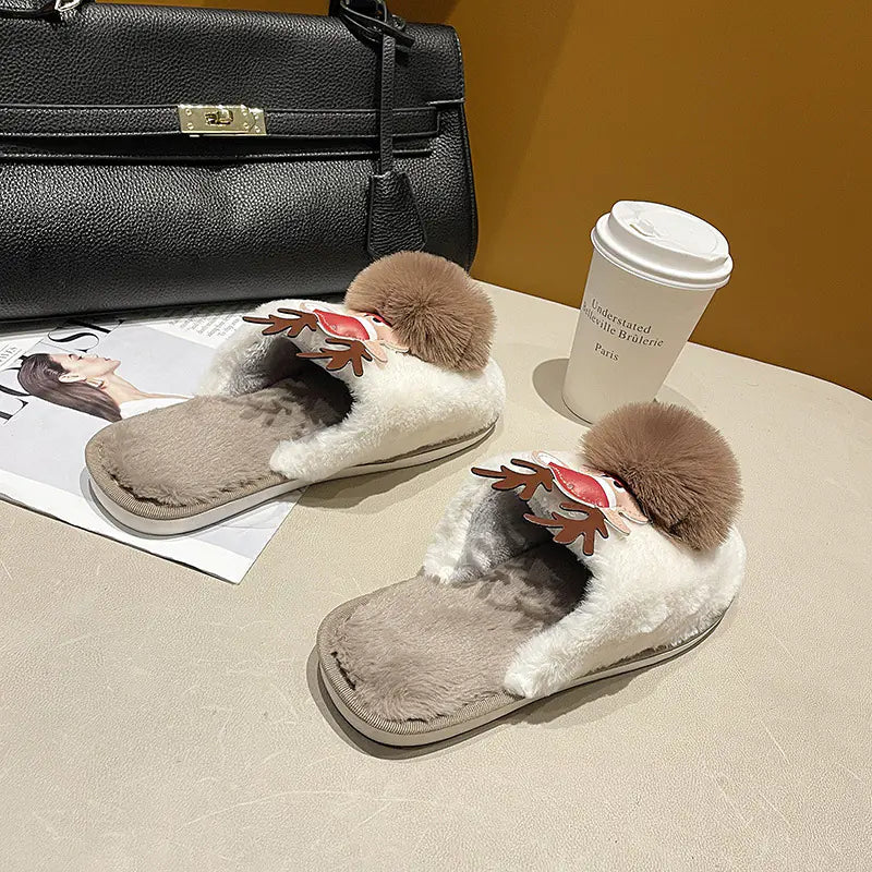 Chic Cartoon Cozy Slippers for Women