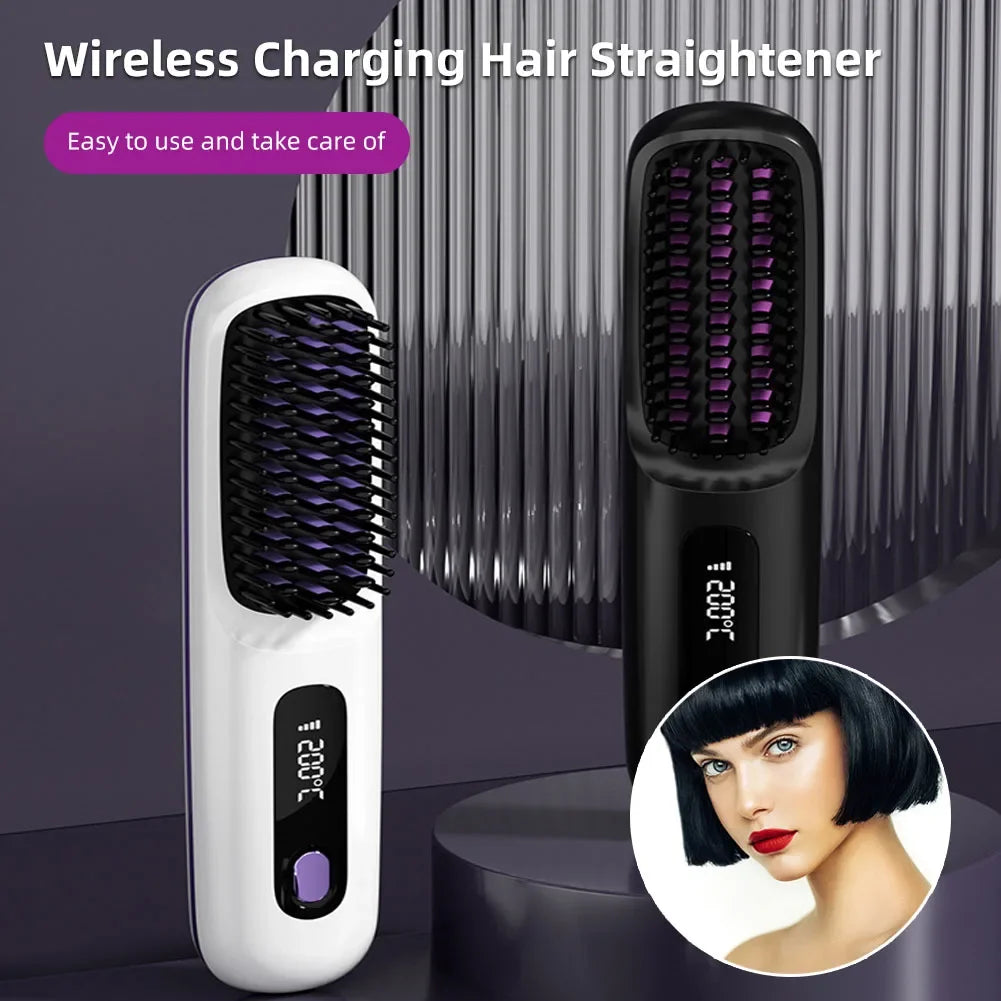 SleekWave™ Wireless Hair Straightener ✨💇‍♀️