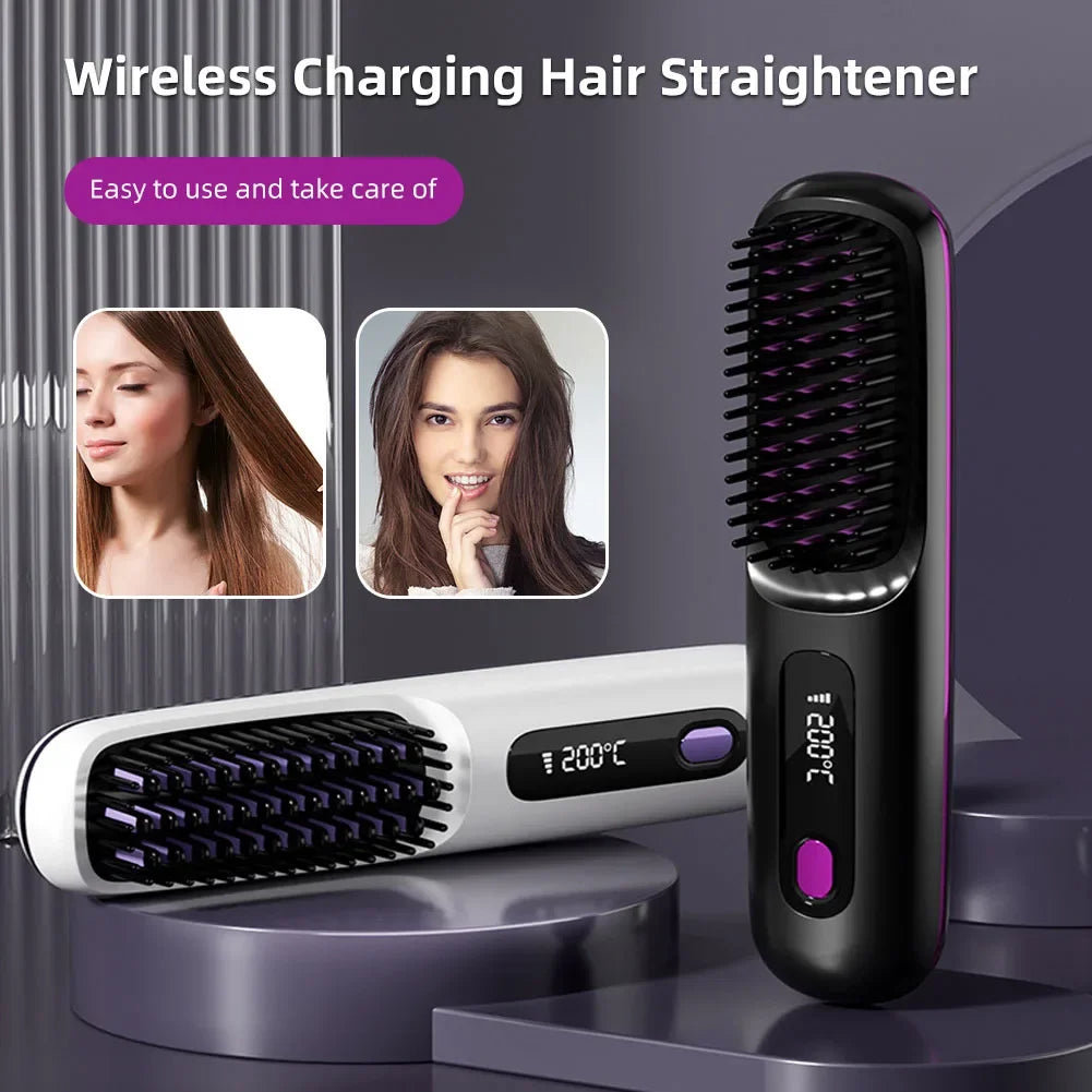 SleekWave™ Wireless Hair Straightener ✨💇‍♀️