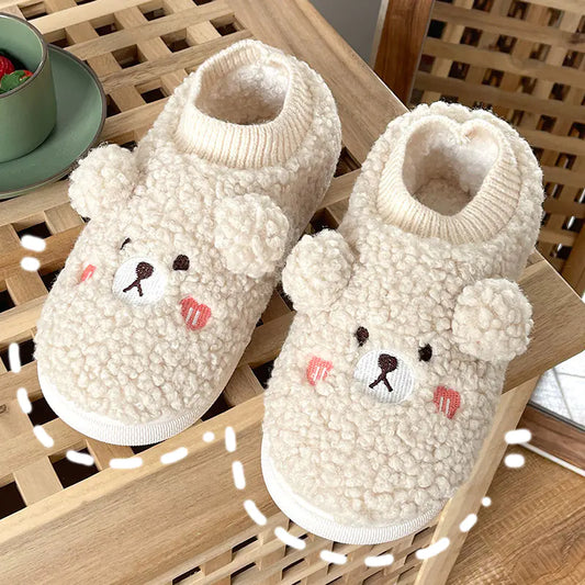 Charming Plush Non-Slip Slippers