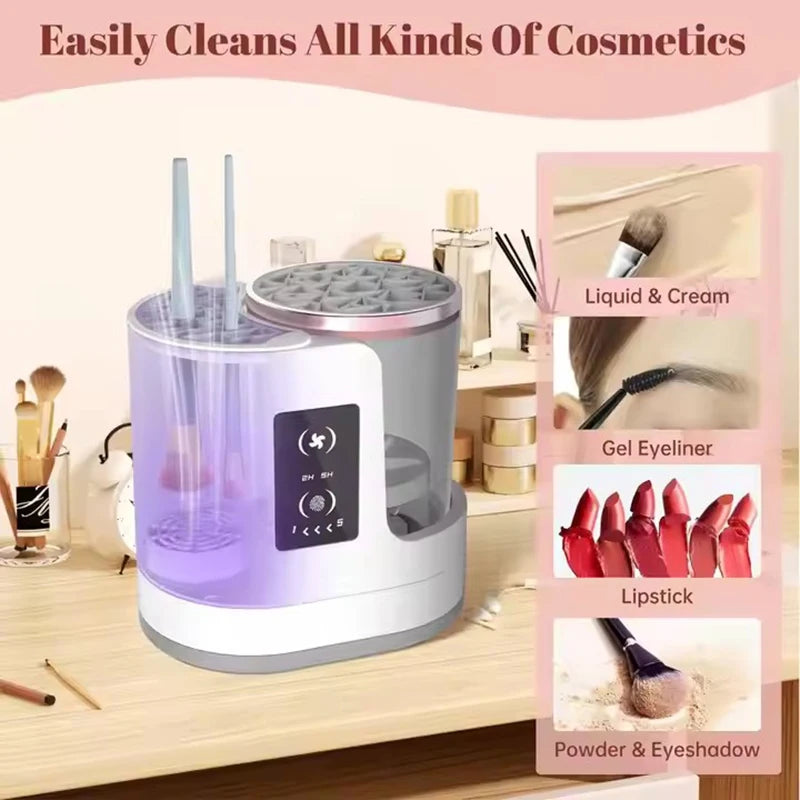 GlamSpin™ 3-in-1 Brush Cleaner 💄✨