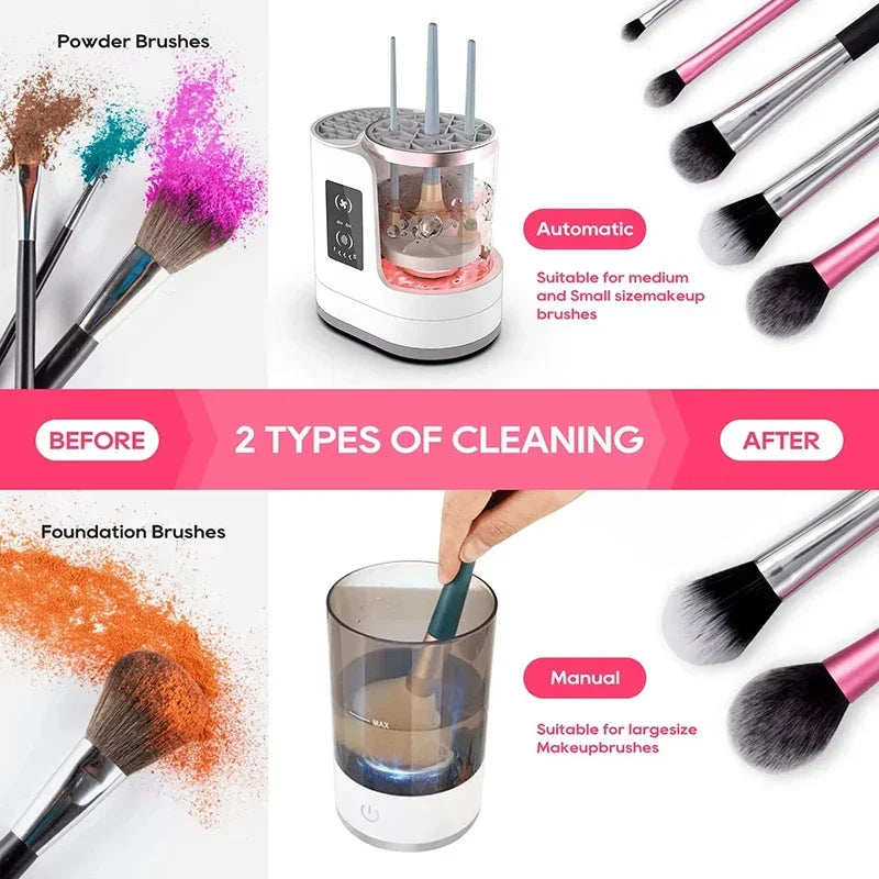 GlamSpin™ 3-in-1 Brush Cleaner 💄✨