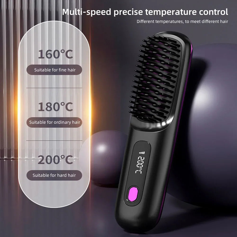 SleekWave™ Wireless Hair Straightener ✨💇‍♀️